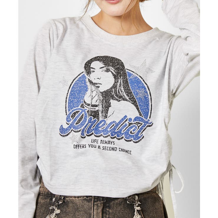 オートミール | レディース 長袖カットソー サイドドロスト | GORGE 