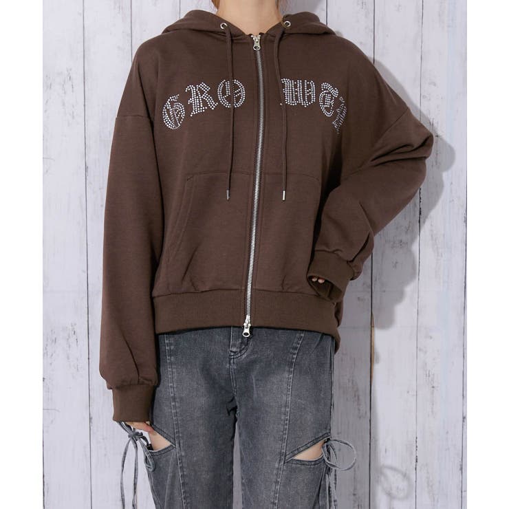 レディース ジップパーカー 裏毛 | GORGE  | 詳細画像2 