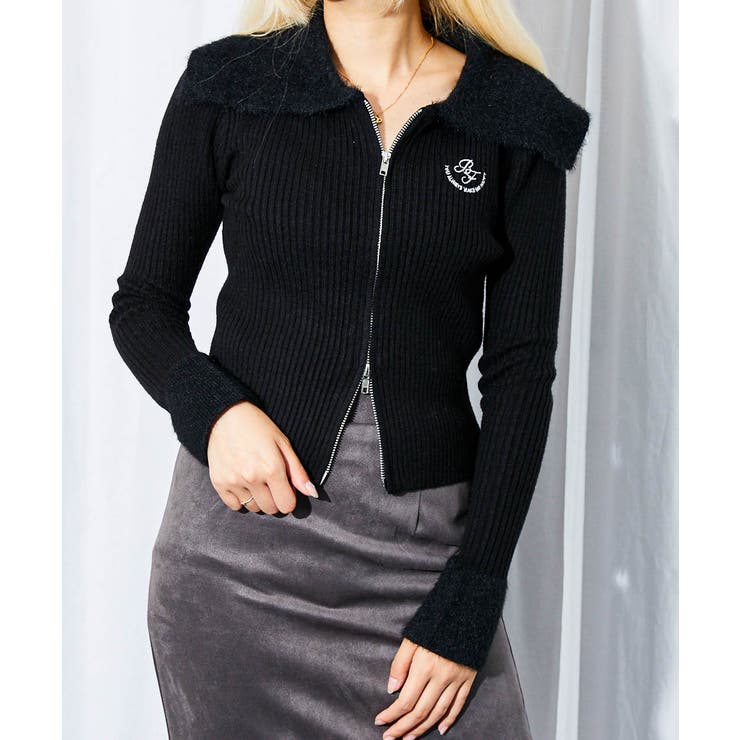 レディース Ｗジップ ニットカーディガン | GORGE  | 詳細画像9 