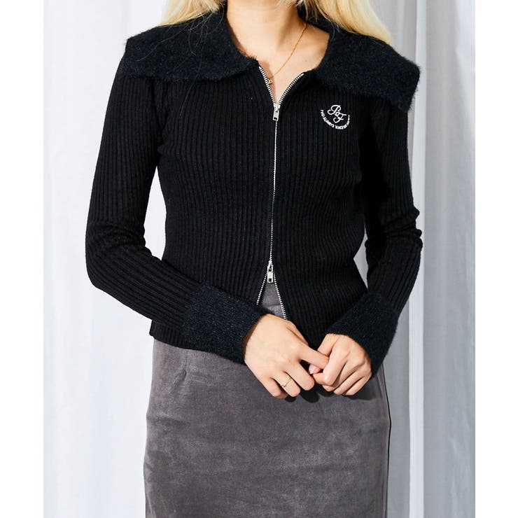 レディース Ｗジップ ニットカーディガン | GORGE  | 詳細画像10 