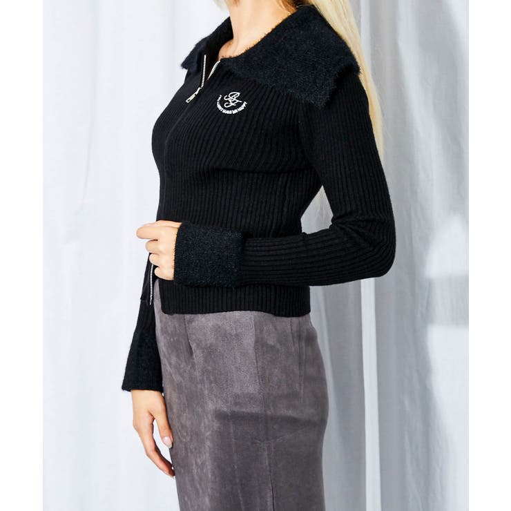 レディース Ｗジップ ニットカーディガン | GORGE  | 詳細画像11 
