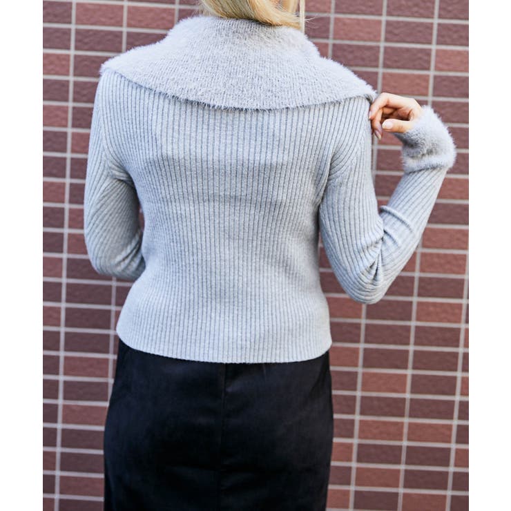 レディース Ｗジップ ニットカーディガン | GORGE  | 詳細画像4 