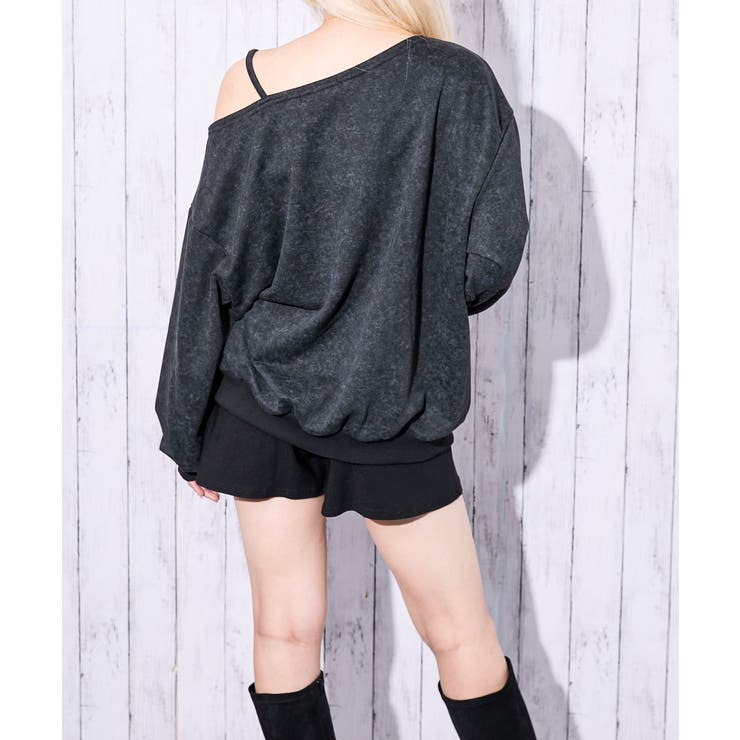 《ロックバニー×ワンショル》レディース 裏毛 ピグメント スウェット 春秋冬 | GORGE  | 詳細画像9 