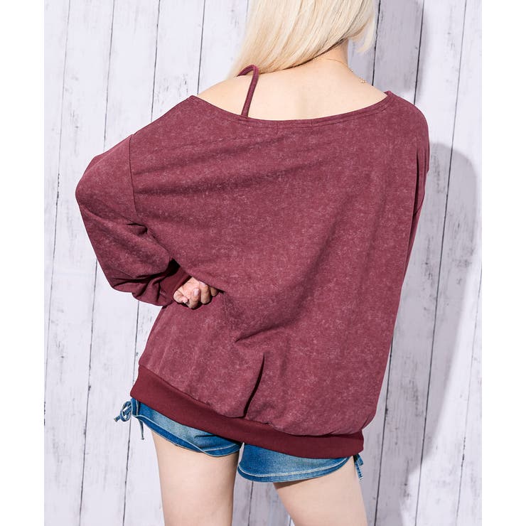 《ロックバニー×ワンショル》レディース 裏毛 ピグメント スウェット 春秋冬 | GORGE  | 詳細画像6 