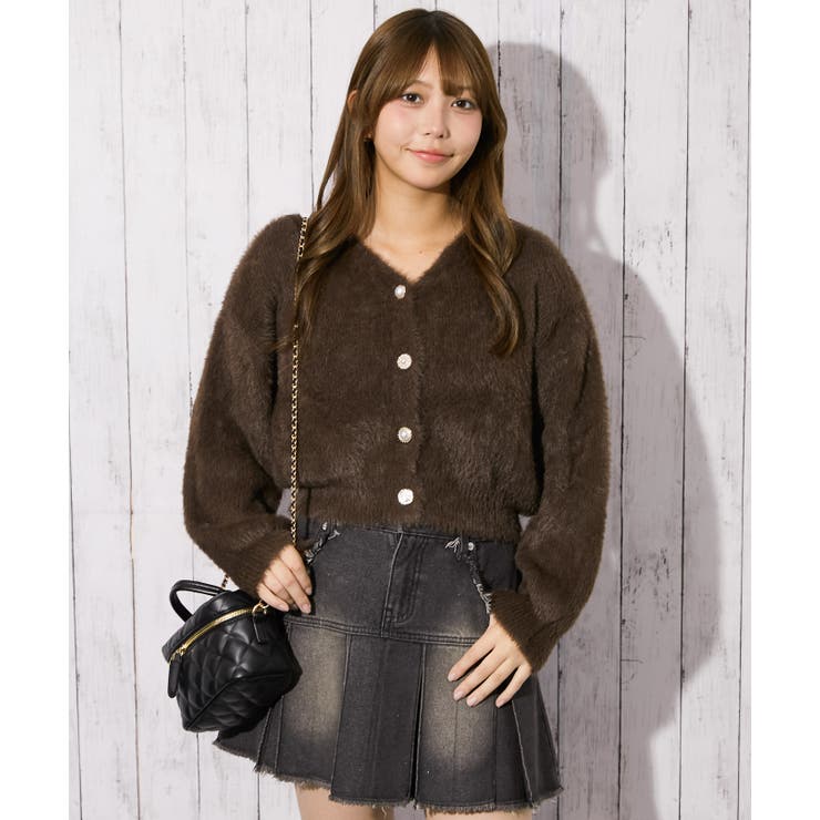 《フェザータッチ×デザインボタンＭＩＸ》レディース カーディガン 羽織り | GORGE  | 詳細画像15 