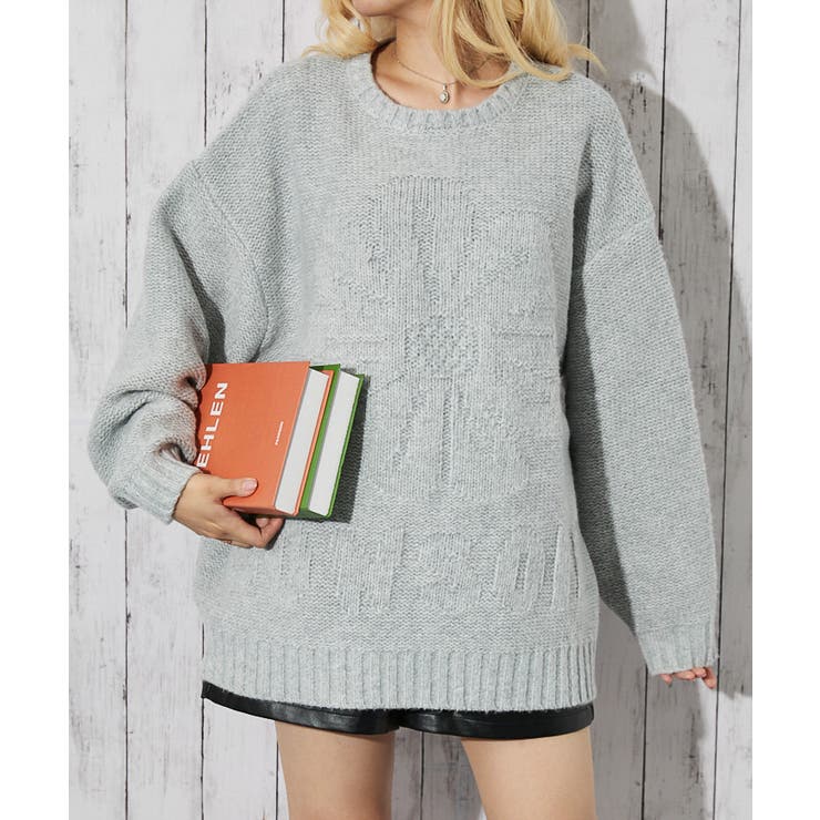 グレー | レディース ニットプルオーバー ゆるシルエット | GORGE 