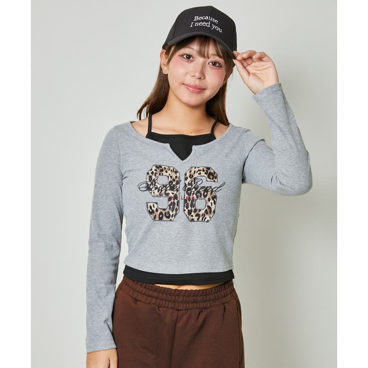 グレー | レディース 天竺ロゴプリント トップス | GORGE 