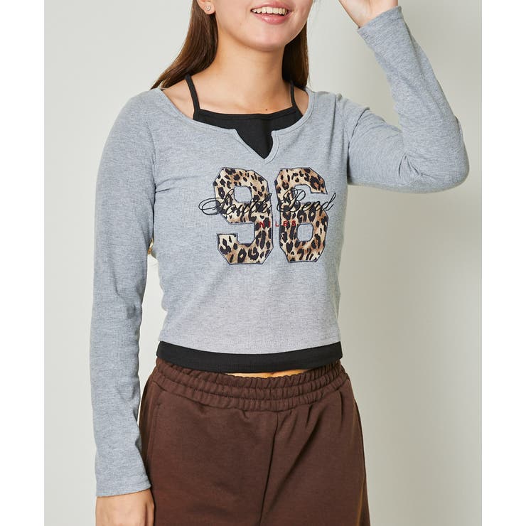 レディース 天竺ロゴプリント トップス | GORGE  | 詳細画像1 