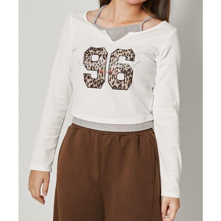 レディース 天竺ロゴプリント トップス | GORGE  | 詳細画像3 