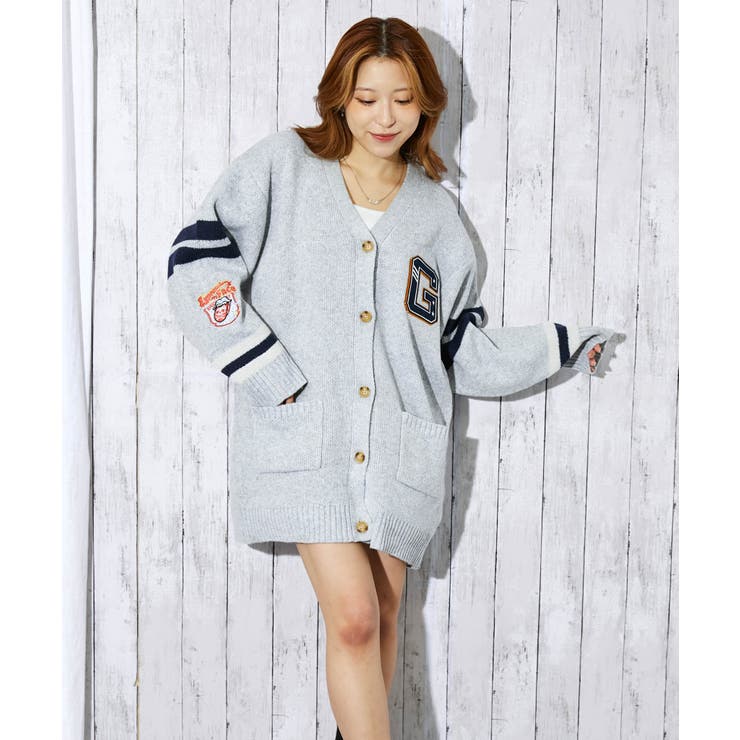 レディース ニットカーディガン ストリート | GORGE  | 詳細画像1 