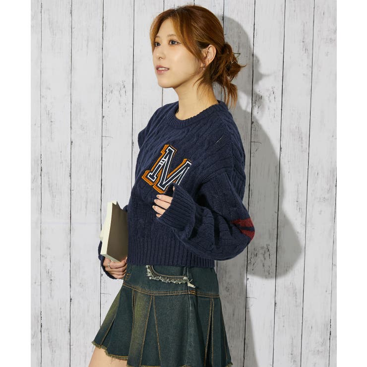 レディース ケーブルニット ショート丈 | GORGE  | 詳細画像3 