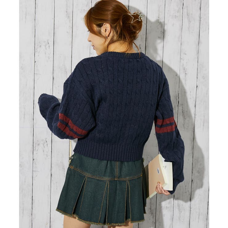 レディース ケーブルニット ショート丈 | GORGE  | 詳細画像4 