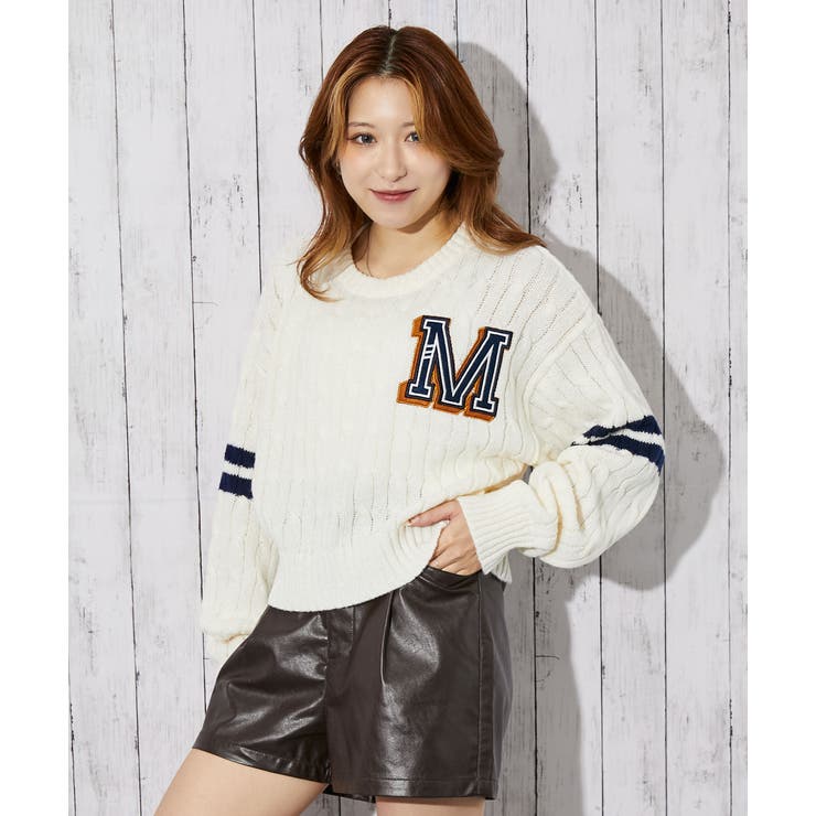 レディース ケーブルニット ショート丈 | GORGE  | 詳細画像6 