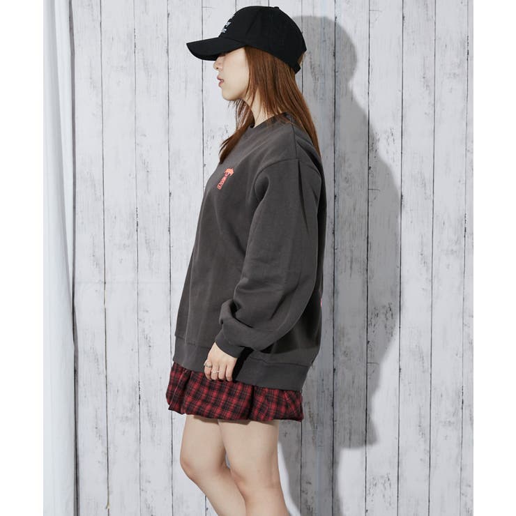 《バックスウィートロゴ×ラビット》レディース 裏起毛 スウェットプルオーバー | GORGE  | 詳細画像2 