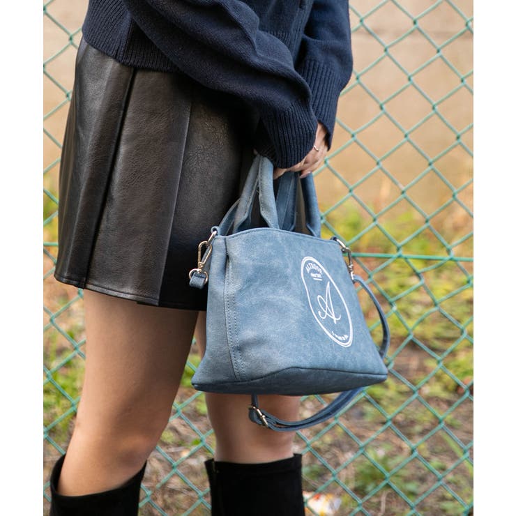 《刺繍ロゴ×２ＷＡＹ》アンティークレザー風デザイン◎大人可愛いミニトートバッグ | GORGE  | 詳細画像6 