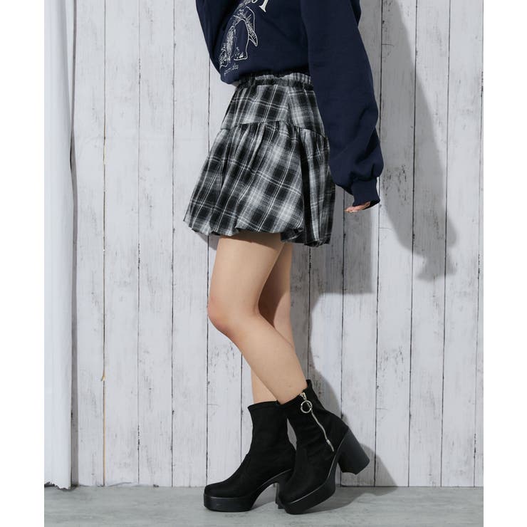 レディース ミニスカート 裏地インパン付き | GORGE  | 詳細画像2 