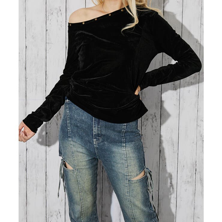 レディース オフショル ギャザートップス | GORGE  | 詳細画像2 