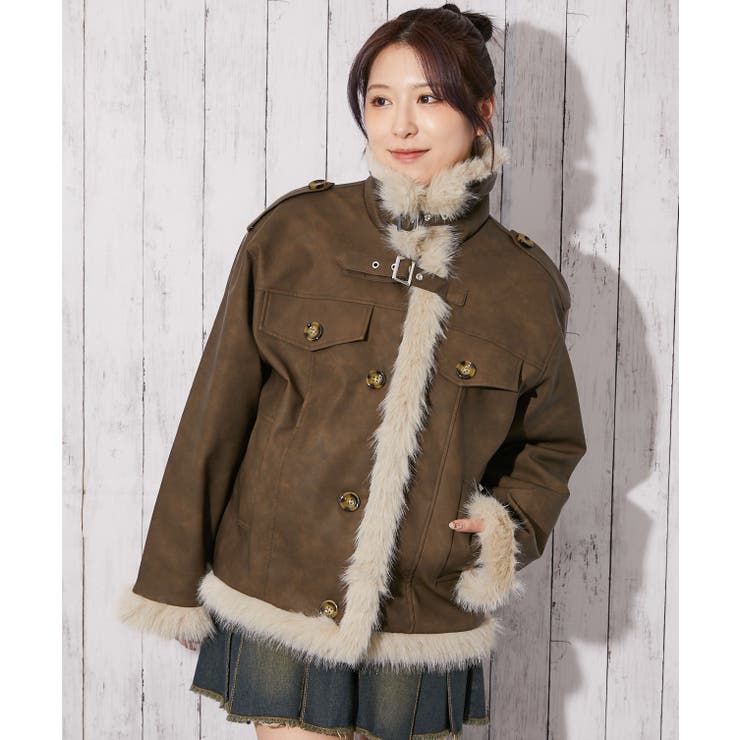 Ｄ／ＢＲ | レディース ボタン留め ミドル丈ブルゾン | GORGE 