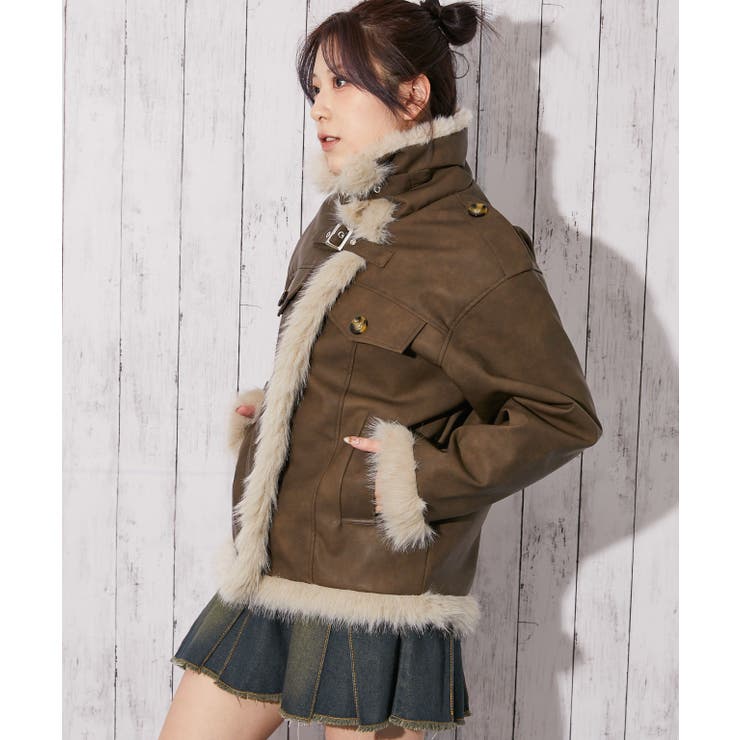 レディース ボタン留め ミドル丈ブルゾン | GORGE  | 詳細画像5 