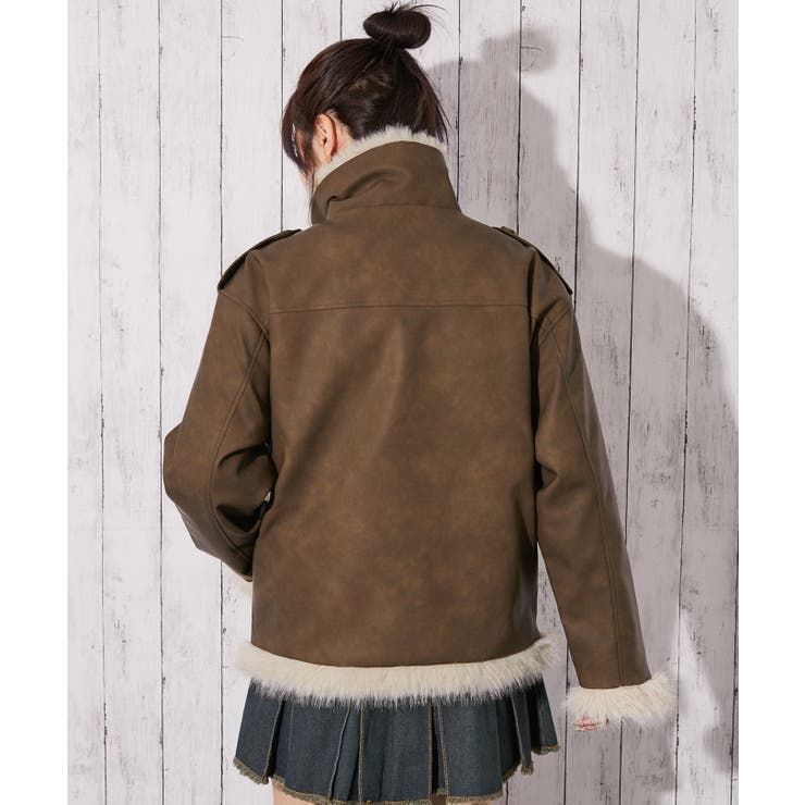 レディース ボタン留め ミドル丈ブルゾン | GORGE  | 詳細画像6 