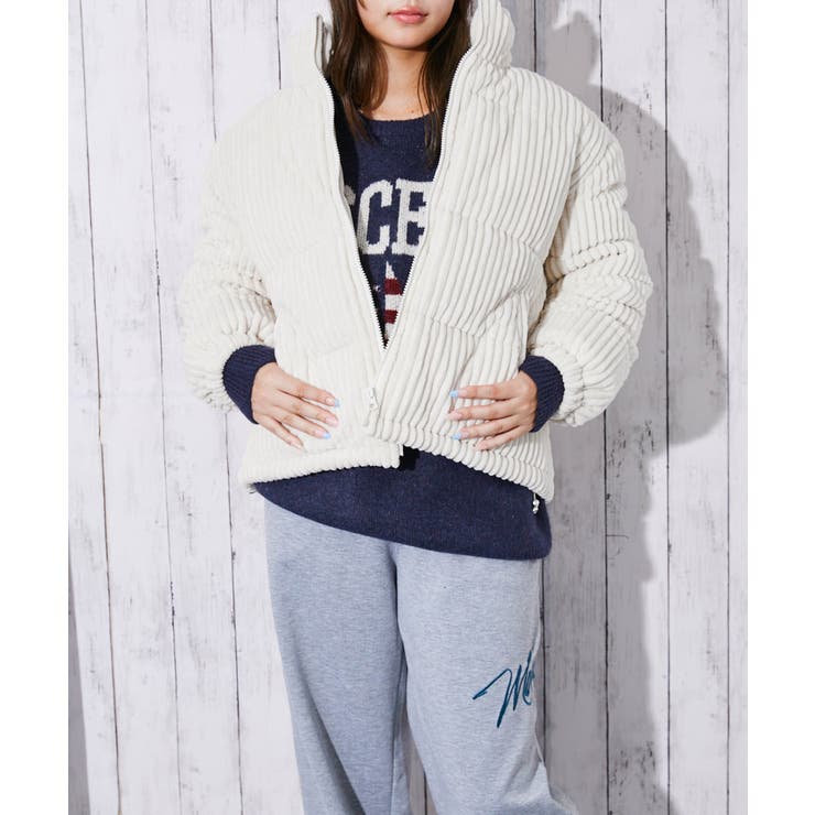 《太コーデュロイ×中綿》レディース ブルゾン 裾ドローコード付き 秋冬アウター | GORGE  | 詳細画像10 