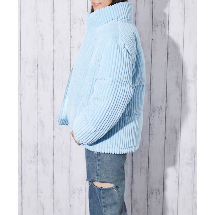 《太コーデュロイ×中綿》レディース ブルゾン 裾ドローコード付き 秋冬アウター | GORGE  | 詳細画像15 