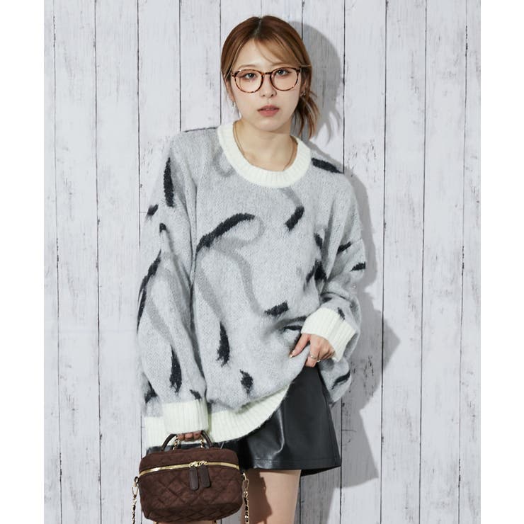 アイボリー | レディース ニットプルオーバー ゆるシルエット | GORGE 