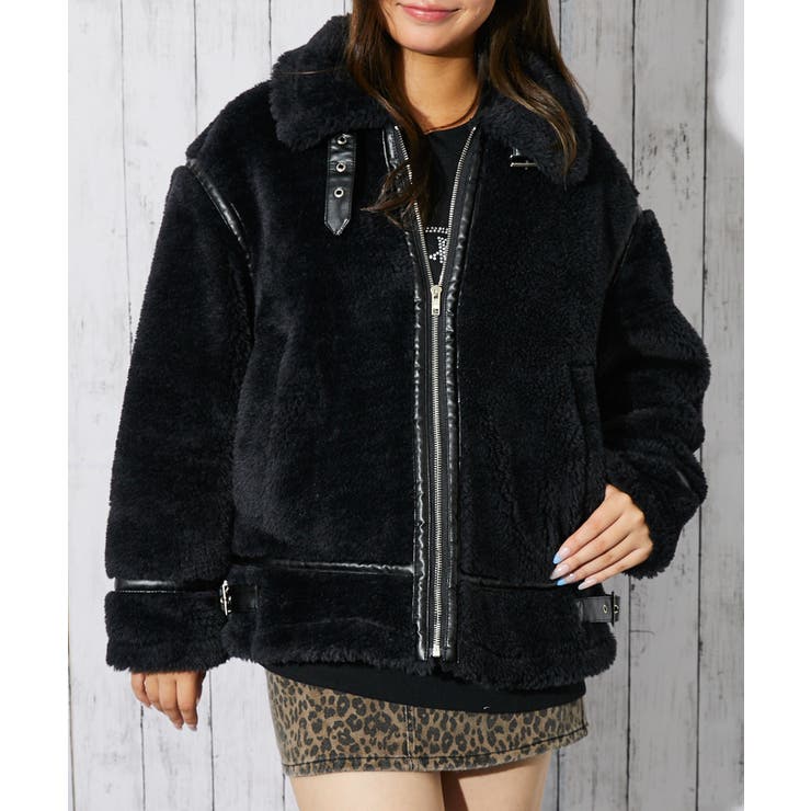 《ビッグシルエット×ボア》レディース フライトジャケット 冬アウター | GORGE  | 詳細画像1 