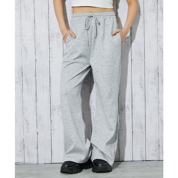 グレー | レディース ダンボール素材 ストレートパンツ | GORGE 