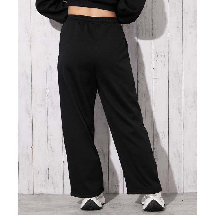 《ロゴストーン×裏起毛》ストレートスウェットパンツ 秋冬◎ | GORGE  | 詳細画像6 