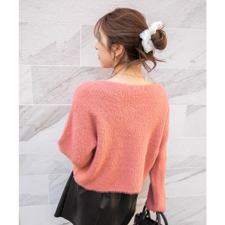 ストリート×フェミ映え◎くしゅギャザー秋冬ニットトップス | GORGE  | 詳細画像6 