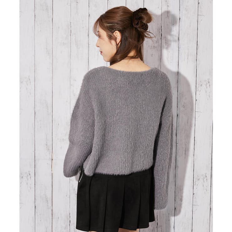 ストリート×フェミ映え◎くしゅギャザー秋冬ニットトップス | GORGE  | 詳細画像9 