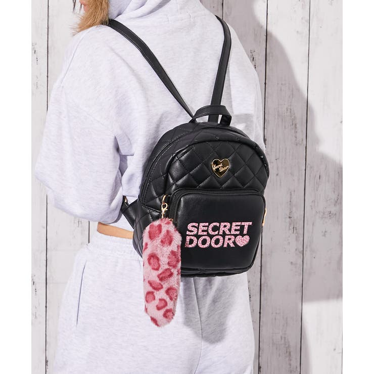 《ハートモチーフ×レオパードチャーム》キルティングミニリュック | GORGE  | 詳細画像3 