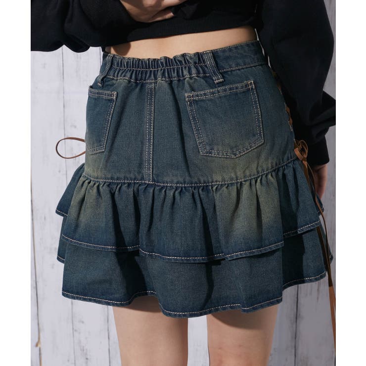 レディース デニム ミニスカート[品番：GORW0010567]｜GORGE （ゴージ