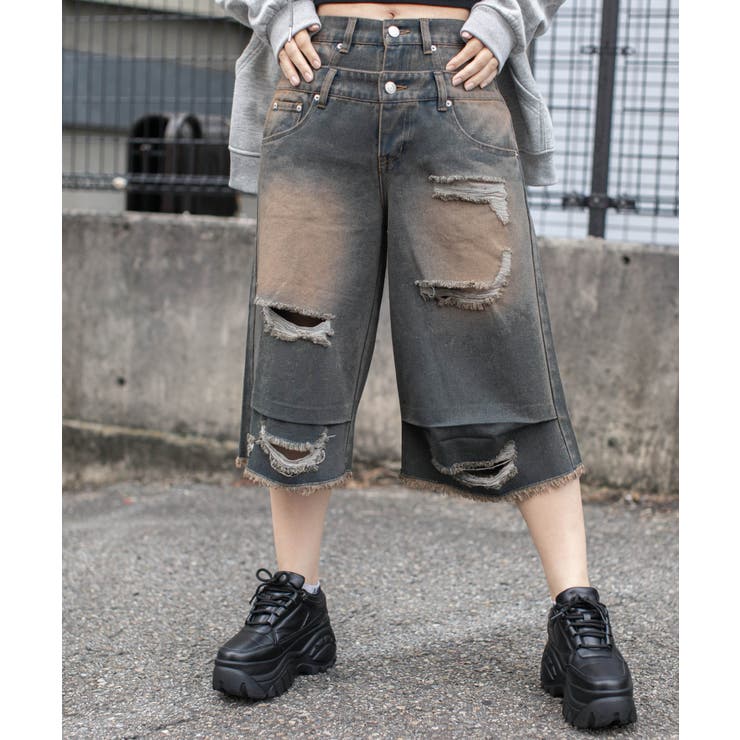 インディゴ | レディース デニム ハーフパンツ | GORGE 