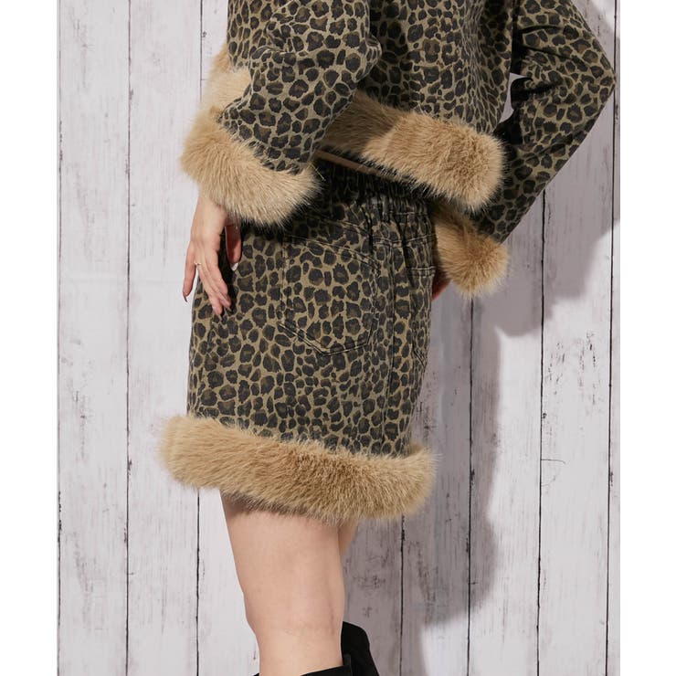 《ファー裾デザイン》レディース デニムミニスカート 秋冬 | GORGE  | 詳細画像12 