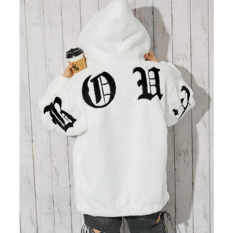 《バックロゴ×ボリュームフード》レディース ファーブルゾン ジップアップ 秋冬 | GORGE  | 詳細画像8 