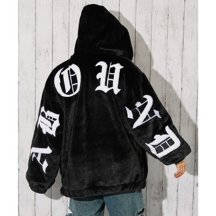 《バックロゴ×ボリュームフード》レディース ファーブルゾン ジップアップ 秋冬 | GORGE  | 詳細画像4 