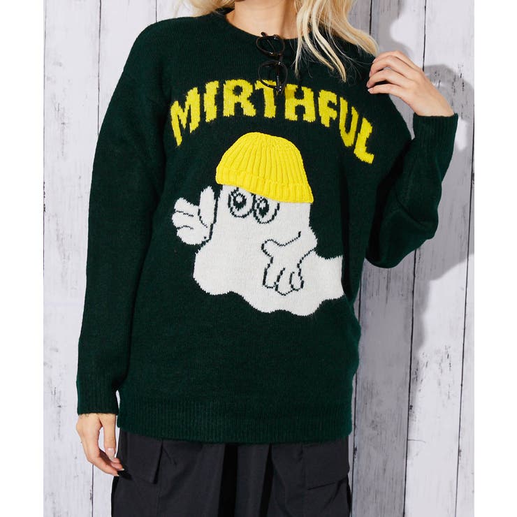 《遊びゴコロ×ゆるダボ感》レディース ビッグシルエット ニットプルオーバー | GORGE  | 詳細画像10 