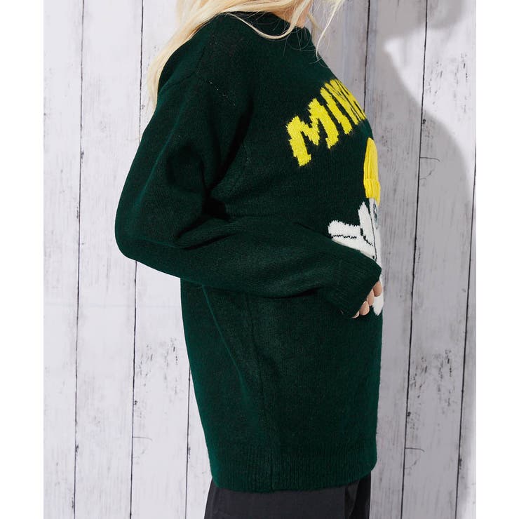 レディース ビッグシルエット ニットプルオーバー[品番：GORW0010477