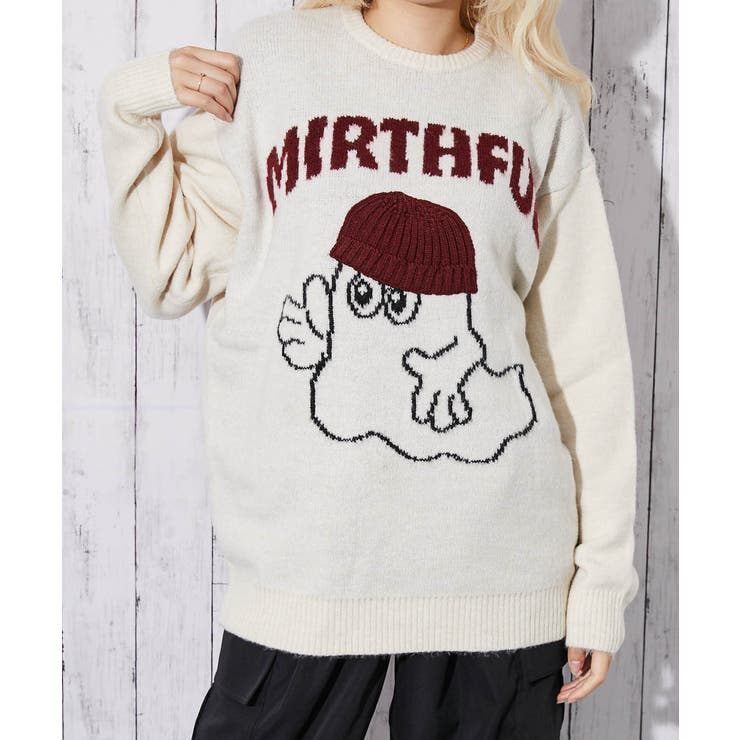 《遊びゴコロ×ゆるダボ感》レディース ビッグシルエット ニットプルオーバー | GORGE  | 詳細画像13 