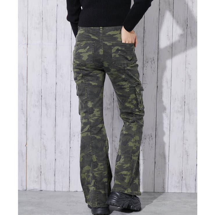 ORATA 迷彩柄 ストレッチパンツ improves ジョガーパンツ メンズ 迷彩柄 カモフラ柄 ウエスト