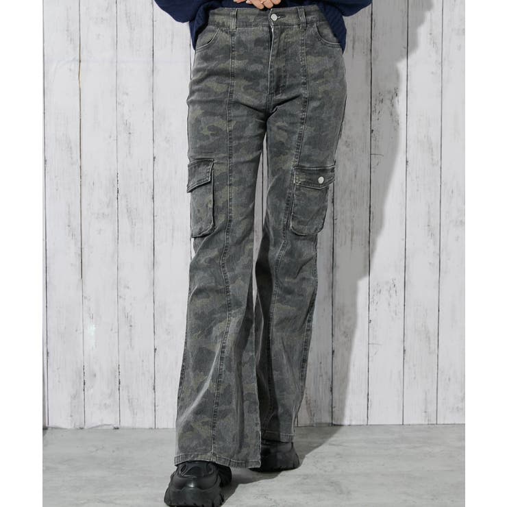 ○HYOD ウォームレイヤード カーゴパンツ 31inch(78) カモフラ