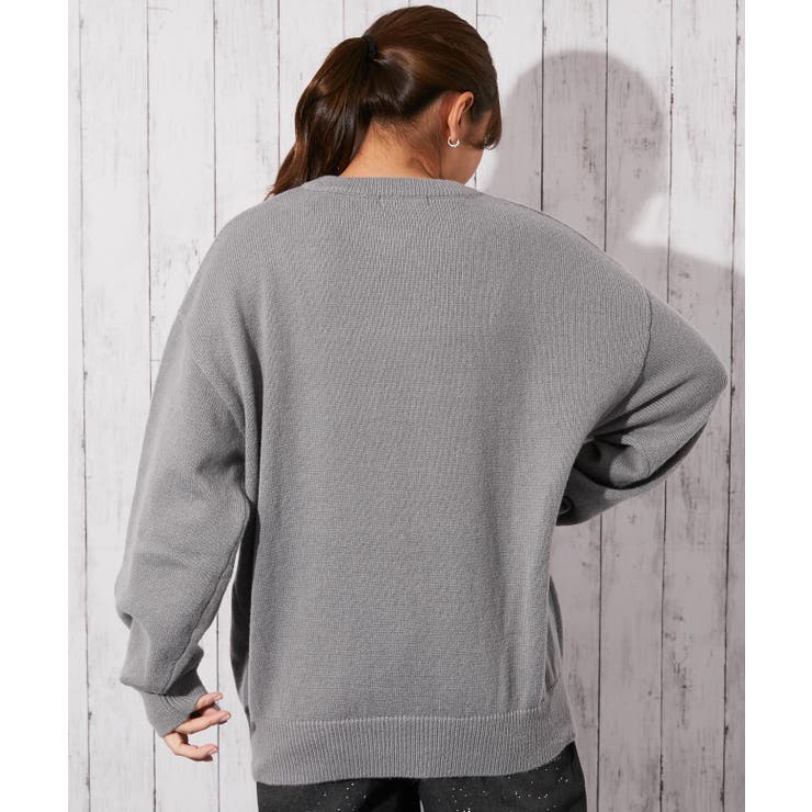 《ＢＩＧ ＤＯＧジャカード》レディース ニットプルオーバー 主役デザイン 秋冬 | GORGE  | 詳細画像6 