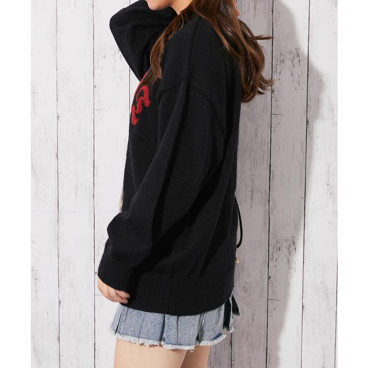 《ＢＩＧ ＤＯＧジャカード》レディース ニットプルオーバー 主役デザイン 秋冬 | GORGE  | 詳細画像11 