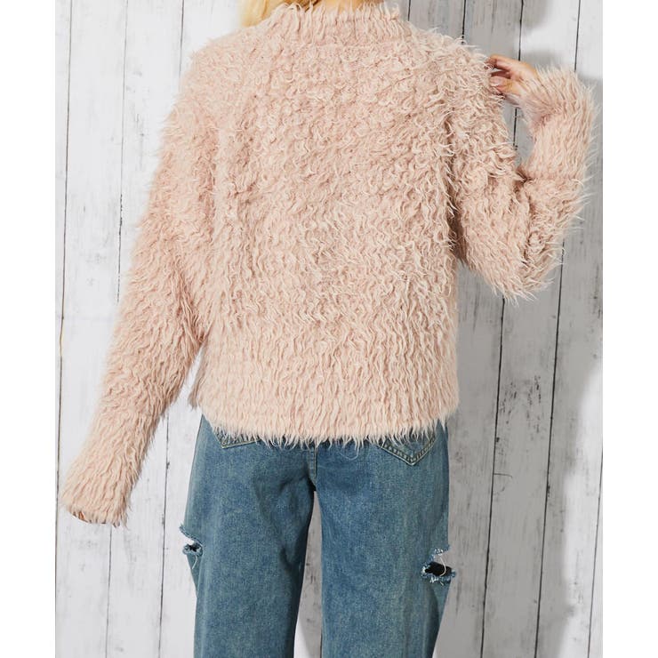 《ふわもこ映え》レディース 起毛 ロゴニット プルオーバー 秋冬 | GORGE  | 詳細画像17 