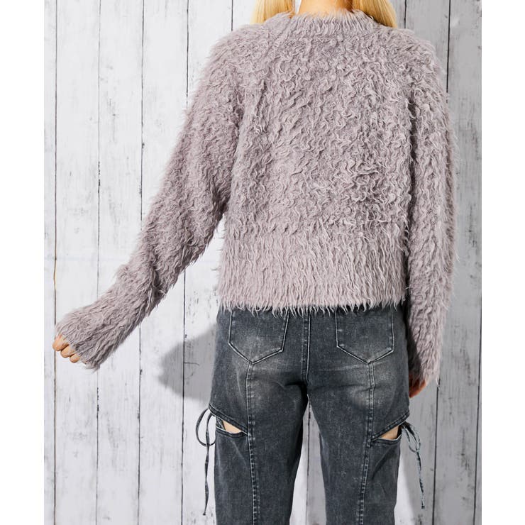 《ふわもこ映え》レディース 起毛 ロゴニット プルオーバー 秋冬 | GORGE  | 詳細画像4 