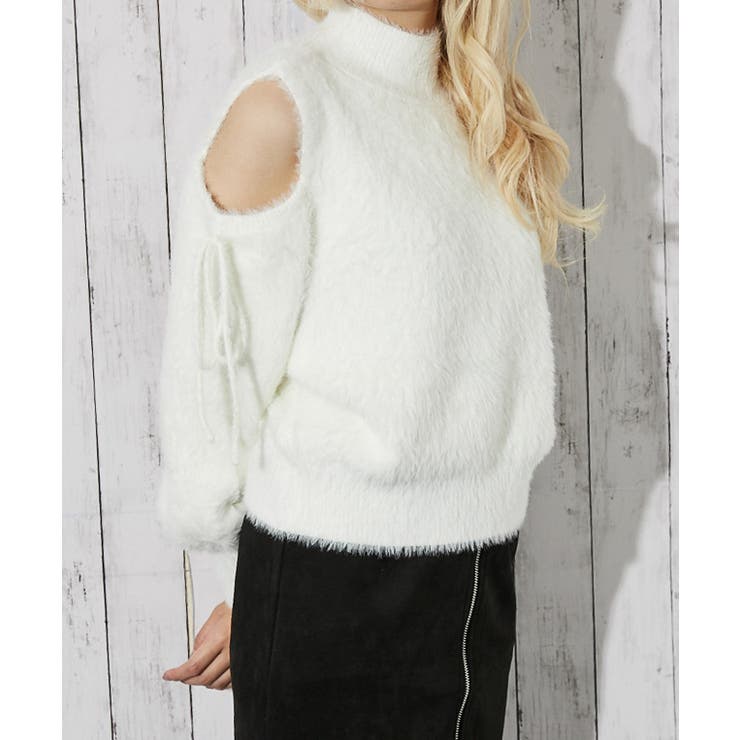 新品 ラッセルノ ジップ アップ ニット ビック フーディー ホワイト M 新品 ラッセルノ ジップ アップ ニット ビック フーディー ホワイト M