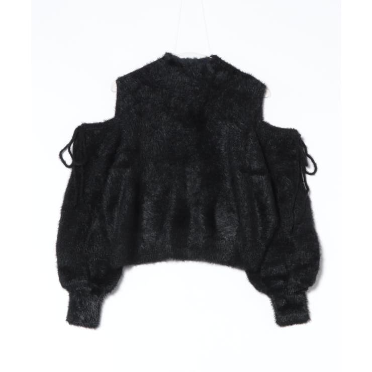 《肩あき×フェザーニット》レディース 長袖トップス ふわもこ フェミニン 秋冬 | GORGE  | 詳細画像22 