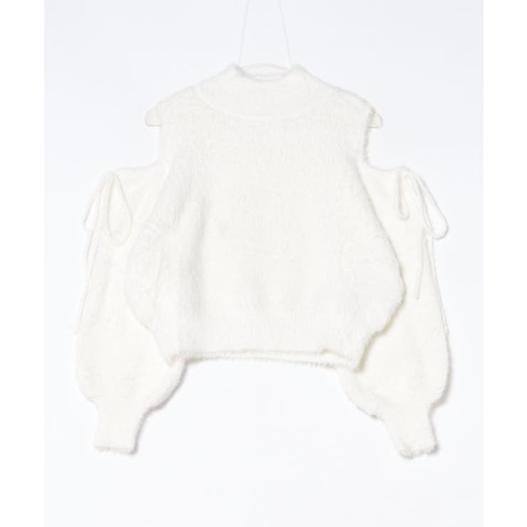 《肩あき×フェザーニット》レディース 長袖トップス ふわもこ フェミニン 秋冬 | GORGE  | 詳細画像23 